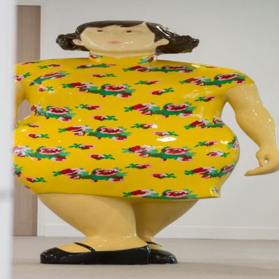 In 2011, tobam acquired the statue “Fat Lady” by the Chinese artist Zhang Hongbo